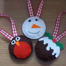 Handmade Christmas wool felt decorations 4