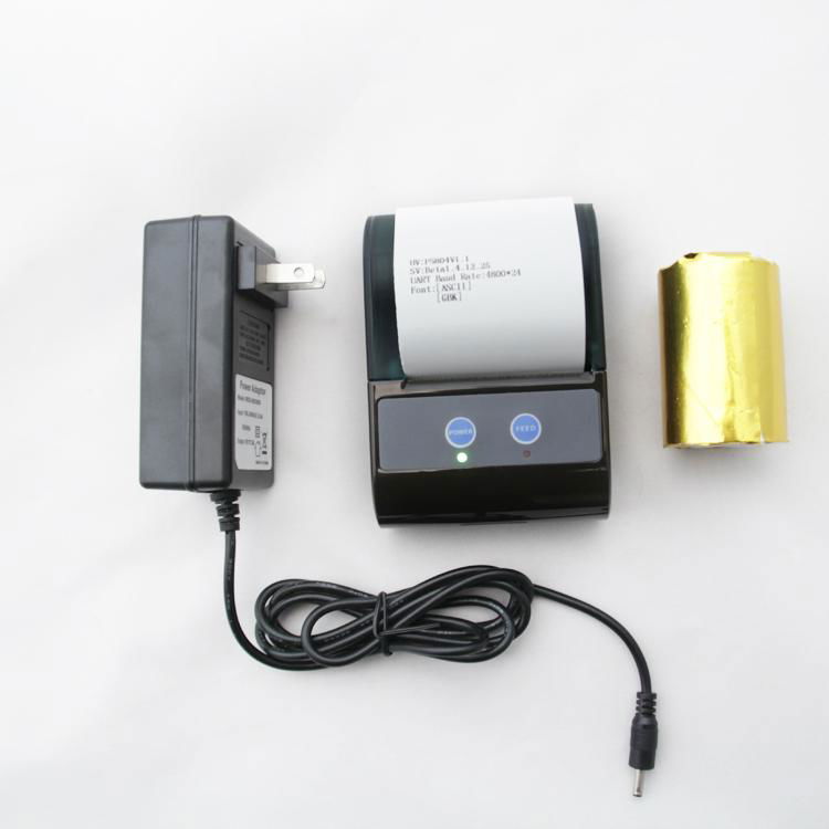 mini portable label and sticker bluetooth thermal printer 2