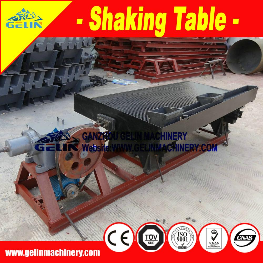 High recovery gold shaking table