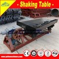 High recovery gold shaking table
