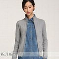 Hot Sale Zip Cardigan Sweater Processing