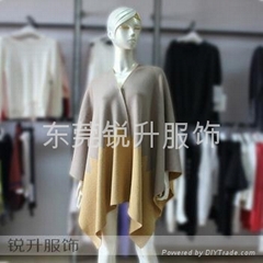 Dongguan Sweater Factory Knitted shawl processing