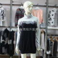 Fashion Sequins Design Sweater Two Colour Turtleneck Pullover 2