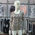 Leopard Print Sweater Dongguan Factory OEM Services