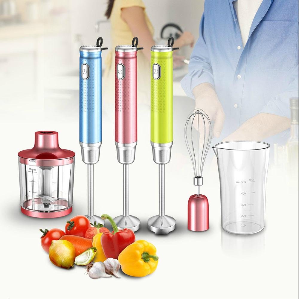 Ideamay Kitchen Easy Control One Speed 500w DC Motor Hand Immersion Blender 3