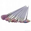 2017 best selling colorful makeup brushes set 7pcs unicorn makeup brushes 3