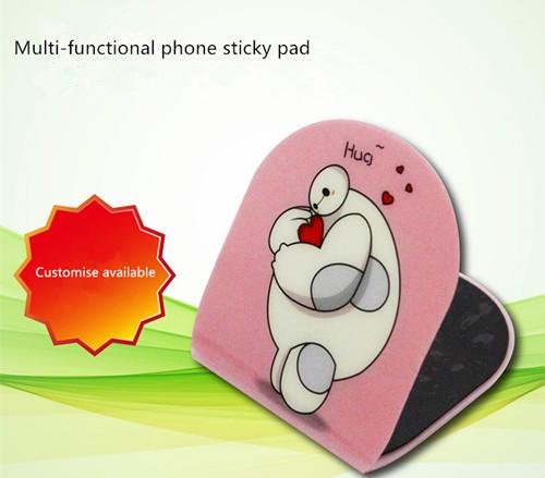 Cute Design Multi-functional Phone Sticky Pad Phone Holder 3