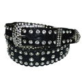 High Fashionable Multi-rhinestone Wide PU Belts 1