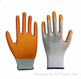 13G polyester/nylon glove nitrile palm