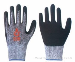 cut resistance 3/5 nitrile glove 