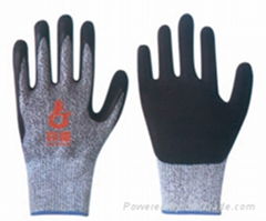 cut resistance 3/5 nitrile glove 