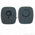 Anti-theft RF Super Mini Square Tag 8.2MHz hard tag for retail anti-shoplifting