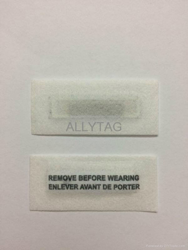 AM 58KHz Pocket label tag EAS sew in security tag for garment anti-shoplifting 2