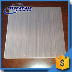 202 hairline surface stainless steel plate