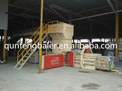 Automatic Hydraulic Waste Paper Baler Machine with high quality