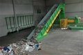 Waste carbboard and plastic baler