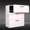 New Design Customized Handle 2/3/4 Office Metal Lateral Filing Drawers Storage F 4