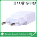 Factory Price travel charger 5V 1A 2A EU AU Plug USB Power Adapter universal 1