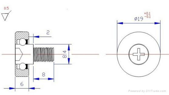 DR19 DR22 DR24 DR26 DR28 DR30 cash drawer Roller Pulley 3