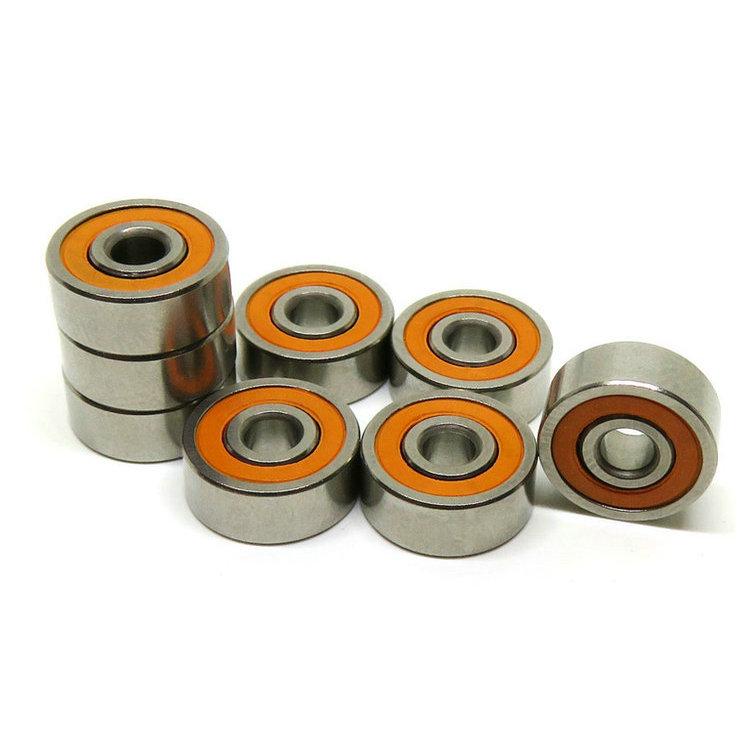 S623C-2RS Ceramic Orange Seal ABEC 7 Fishing Reel Bearings 3x10x4mm 2