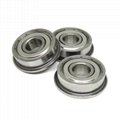 8x22x7mm SF608zz AISI420 Flange ball bearings 1