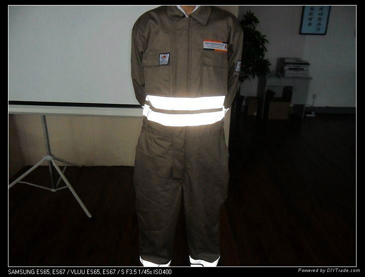 Poly cotton twill safety workwear coverall  3