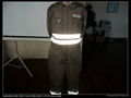 Poly cotton twill safety workwear coverall  3