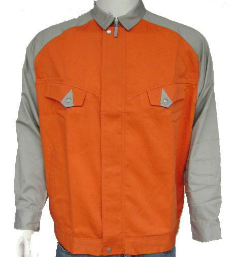 Workwear jacket shirt TC twill fabric 3