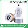 Quick charge 3.0 car charger mobile phone dual port car charger  4
