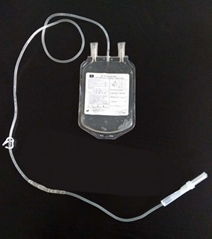 Single blood bag with CPDA