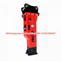 CE certificate Silenced type hydraulic rock hammer breaking breaker