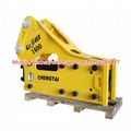 Made in china hydraulic rock breaker wheel digging rock breaker for construction 2