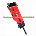 Made in china hydraulic rock breaker wheel digging rock breaker for construction 3