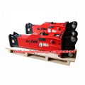 Made in china hydraulic rock breaker wheel digging rock breaker for construction 5