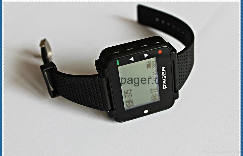 Watch pager for coaster pager system W-09W pocsag system 2