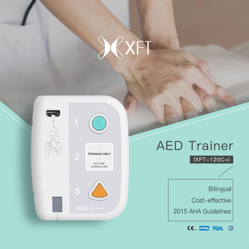  CPR defibrillator xft-120C+ AED training 4