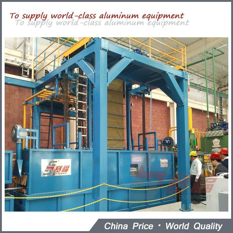 SAVE Wind mist and water quenching equipment initial table on Extrusion lines 2