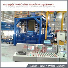 SAVE Wind mist and water quenching equipment initial table on Extrusion lines