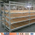 Ali Racking carton live racking system flow roller rack dynamic gravity racks