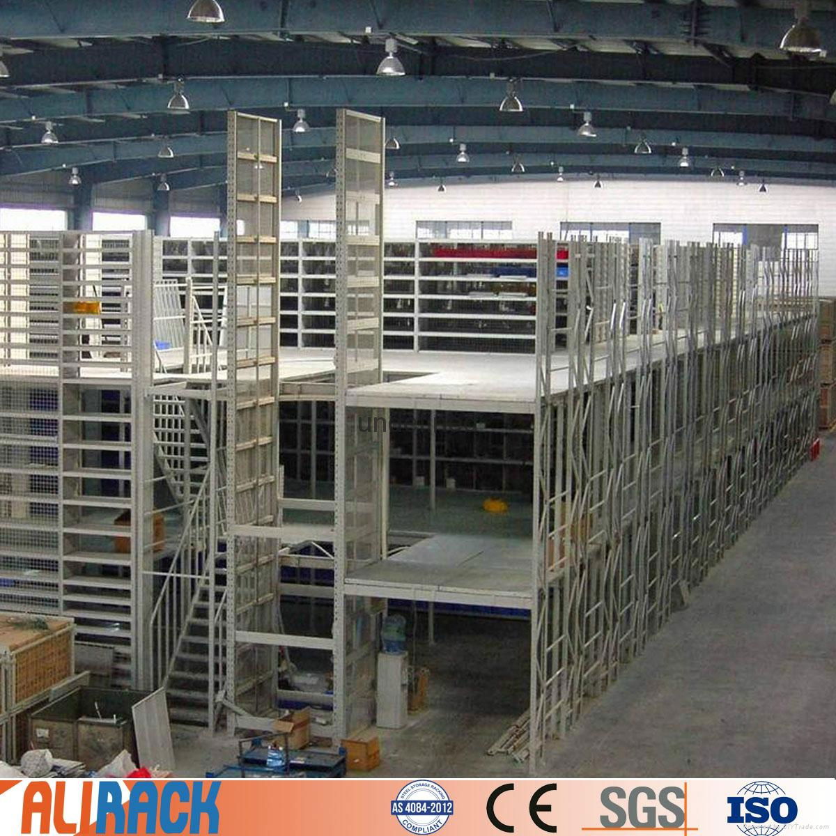 Ali Racking warehouse multi-level platform warehouse mezzanine racking