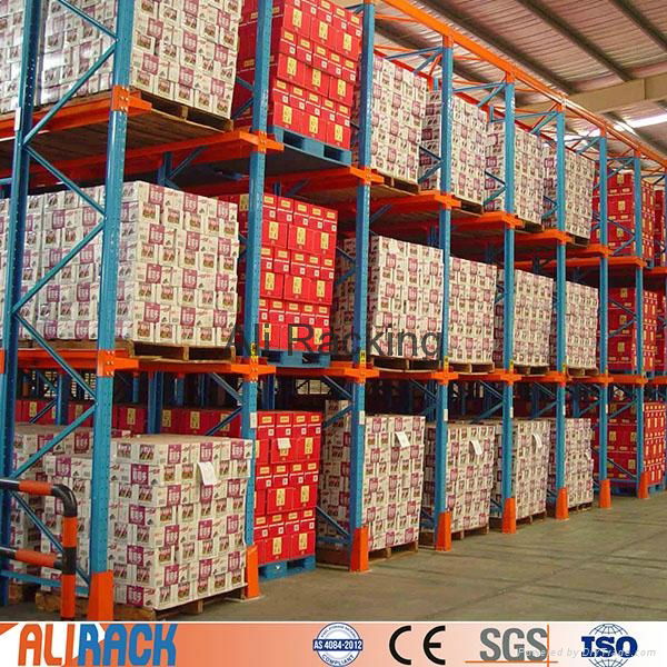 Ali Racking Drive-in racking system heavy duty metal pallet rack warehouse 