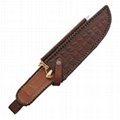 crocodile type leather sheaths for knife 2