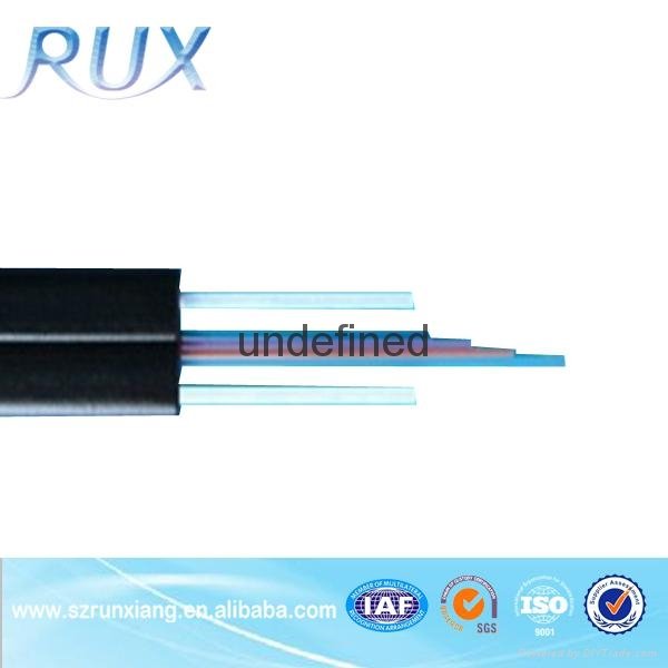 Hot Selling PVC jacket 4 core FTTH drop fiber optic cable meter price 3