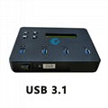 USB3.1全能型閃存拷貝機脫機拷貝支持USB-HDD及NVMe拷貝 2