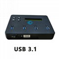 USB3.1全能型闪存拷贝机脱机拷贝支持USB-HDD及NVMe拷贝 2