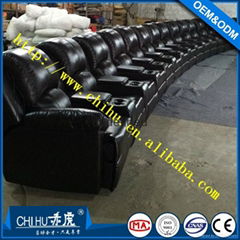 High quality home theater sofa with power