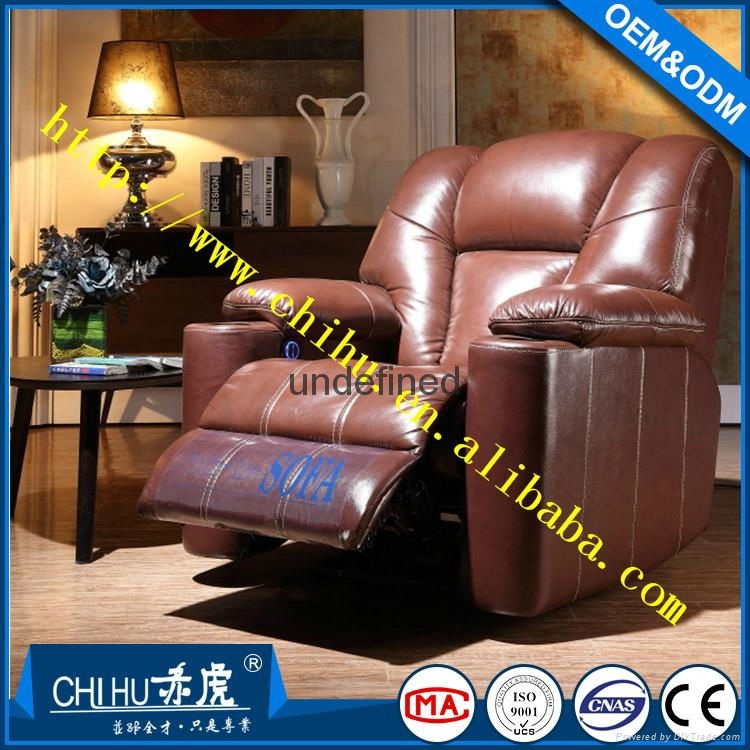 Leather recliner vip cinema sofa 2