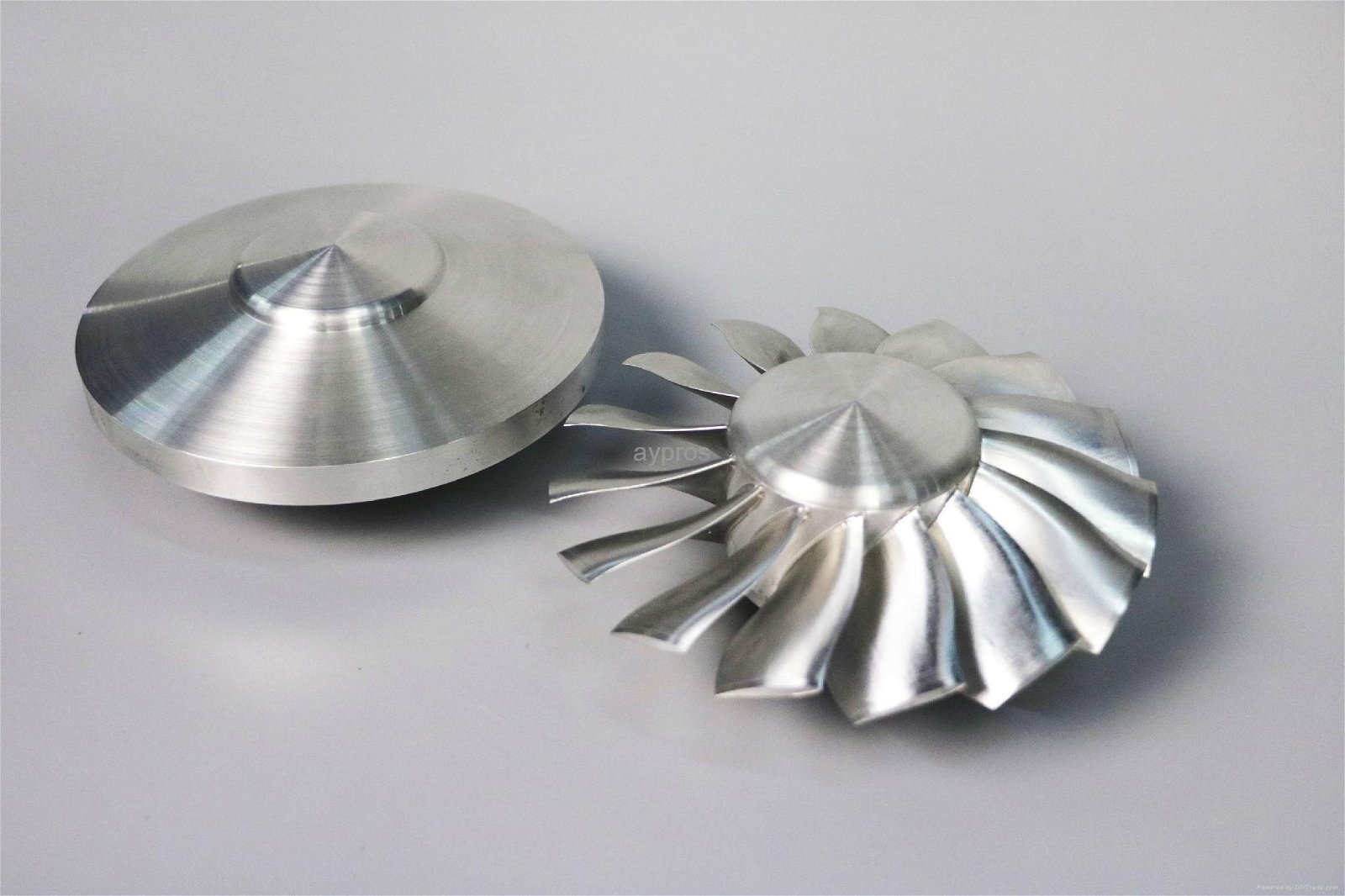 CNC precision machining of alloy impeller