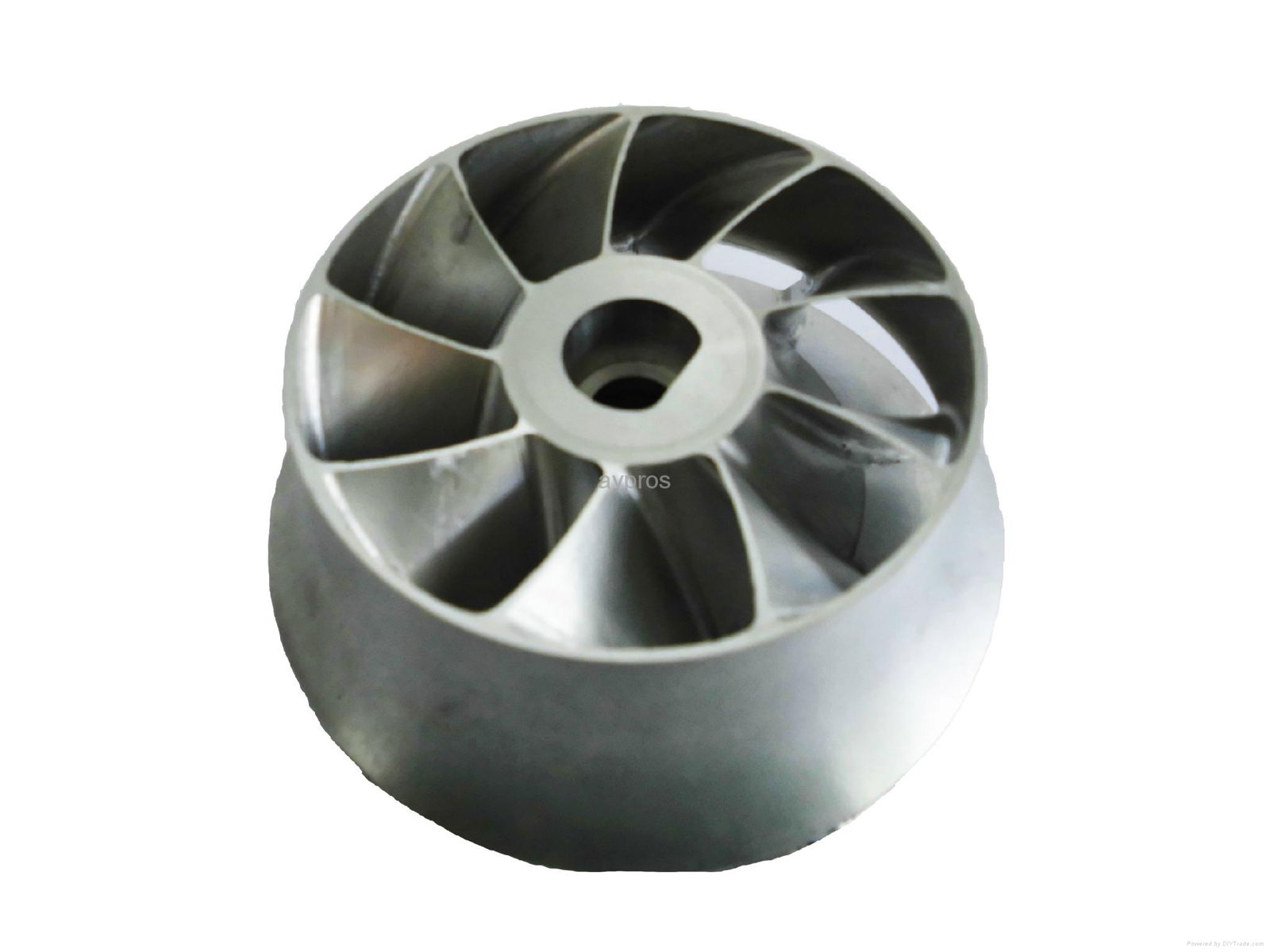 CNC precision machining of alloy impeller 3