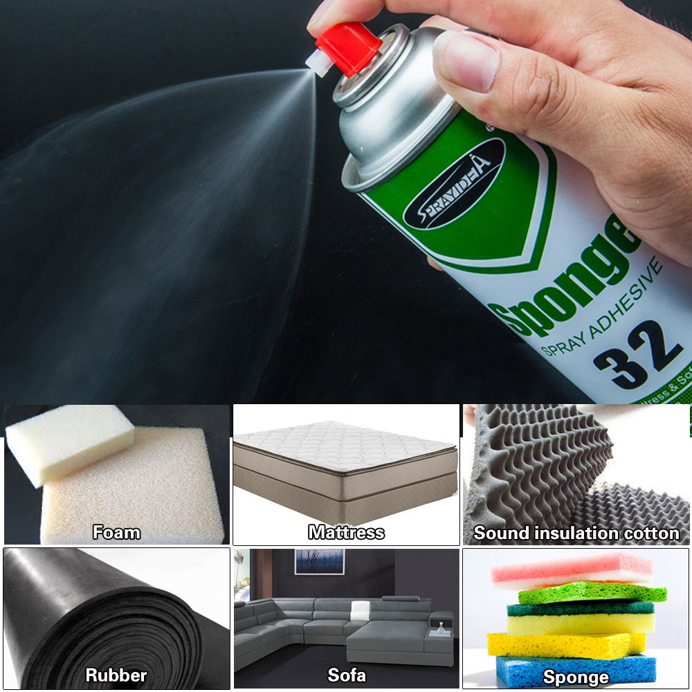 Strong Sprayidea spray glue sealant for foam mattress and sofa 32